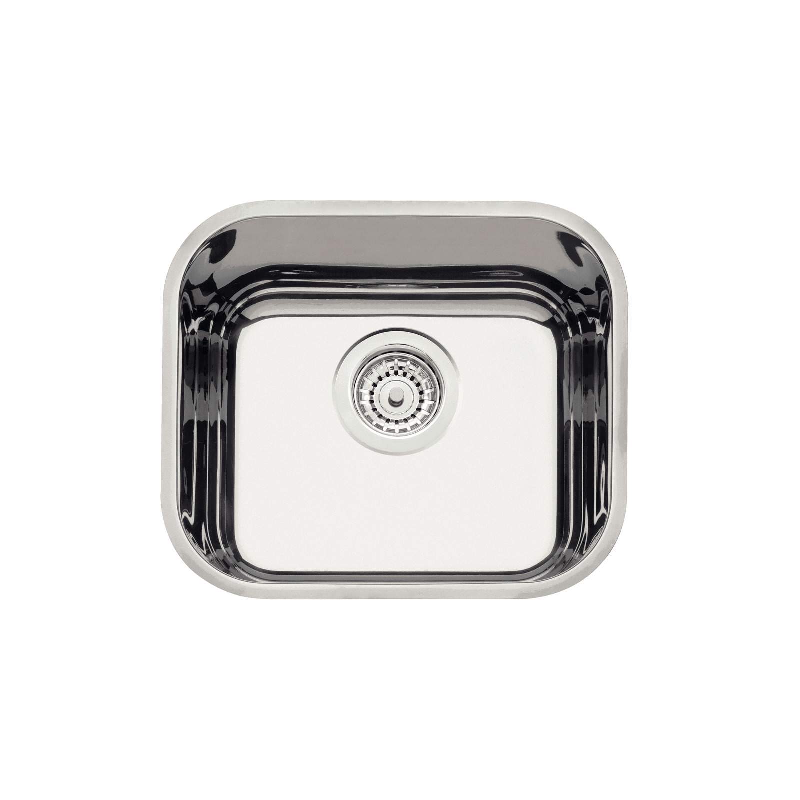 94020202PDMI001 Cuba de embutir Tramontina Lavínia 40 BL em Aço Inox Alto Brilho 40x34 cm - Imagem 1
