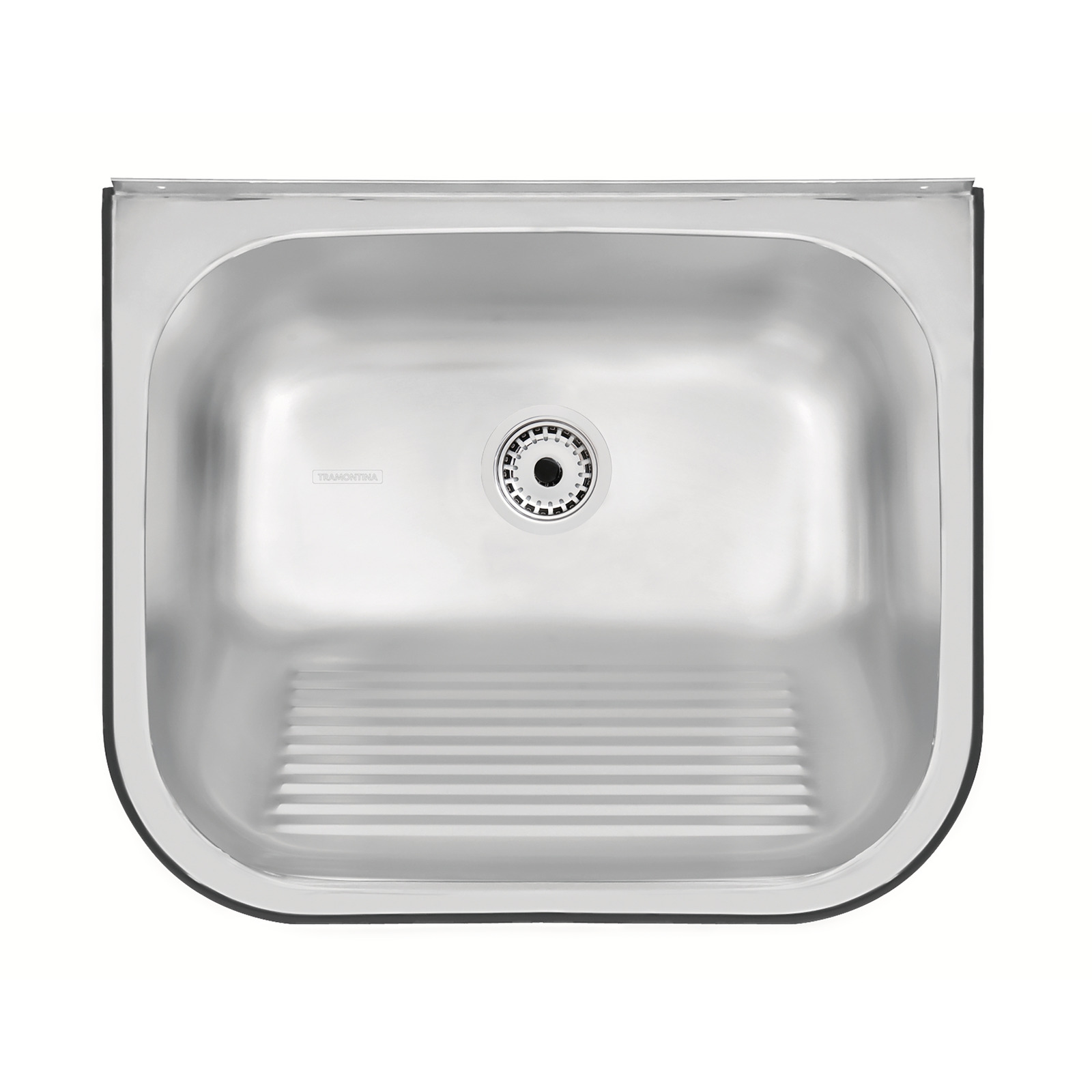 94401107PDMI001 Tanque de Parede Tramontina Hera Wall 34 L em Aço Inox Escovado 50x40 cm - Imagem 1