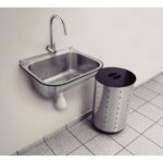 Tanque de Parede Tramontina Hera Wall 34 L em Aço Inox Escovado 50x40 cm - Imagem 2