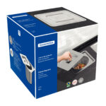 Lixeira de Embutir Tramontina Clean Square em Aço Inox com Balde Plástico 5 L - Imagem 7