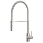 Monocomando Tramontina Versatile em Aço Inox com Bica Móvel