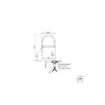 Monocomando Versatile Slim Black Matte em Aço Inox com Acabemento Preto Fosco - Imagem 3