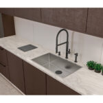 Monocomando Versatile Slim Black Matte em Aço Inox com Acabemento Preto Fosco - Imagem 2