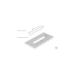 Canal Organizador em Aço Inox Tramontina para Sobrepor com Acabamento Acetinado 90x18 cm - Imagem 5