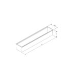 Canal Organizador em Aço Inox Tramontina para Sobrepor com Acabamento Acetinado 75x18 cm - Imagem 4
