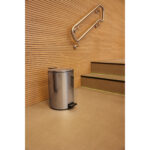 Lixeira com Pedal Tramontina Loop em Aço Inox com Acabamento Polido e Balde Interno 12 L - Imagem 2
