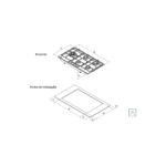 Cooktop a Gás Tramontina Penta Plus em Aço Inox e Trempes em Ferro Fundido com Acendimento Superautomático 5 Queimadores - Imagem 6