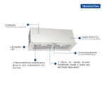 Coifa de Embutir Tramontina Incasso Retangular em Aço Inox 75 cm 127 V - Imagem 4